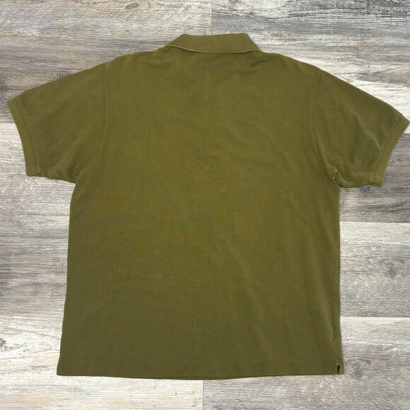 Lacoste Olive Green Mens 5 Crocodile Logo Short Sleeve Pique Tennis Polo Shirt L - Picture 4 of 10